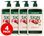 4 x Palmolive Skin Food Body Wash Quandong Peach 1L