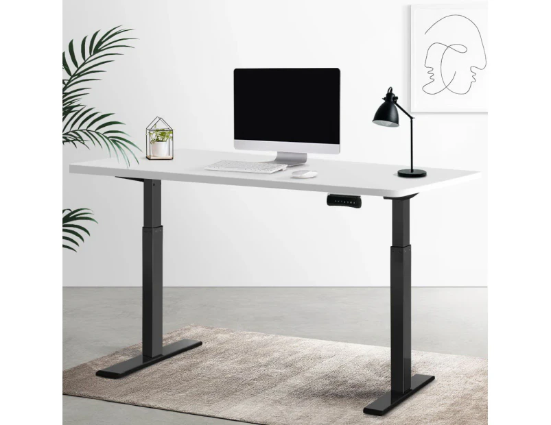 Artiss Standing Desk Motorised Dual Motor White 120CM