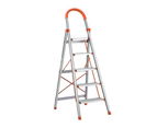 Giantz 5 Step Ladder Multi-Purpose Folding Aluminium Light Weight Platform