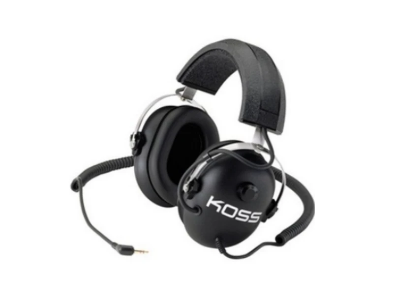 Koss Qz99 Over Ear Wired Passive Noise Reduction Stereo Headphone Black Stereo/Mono Switch
