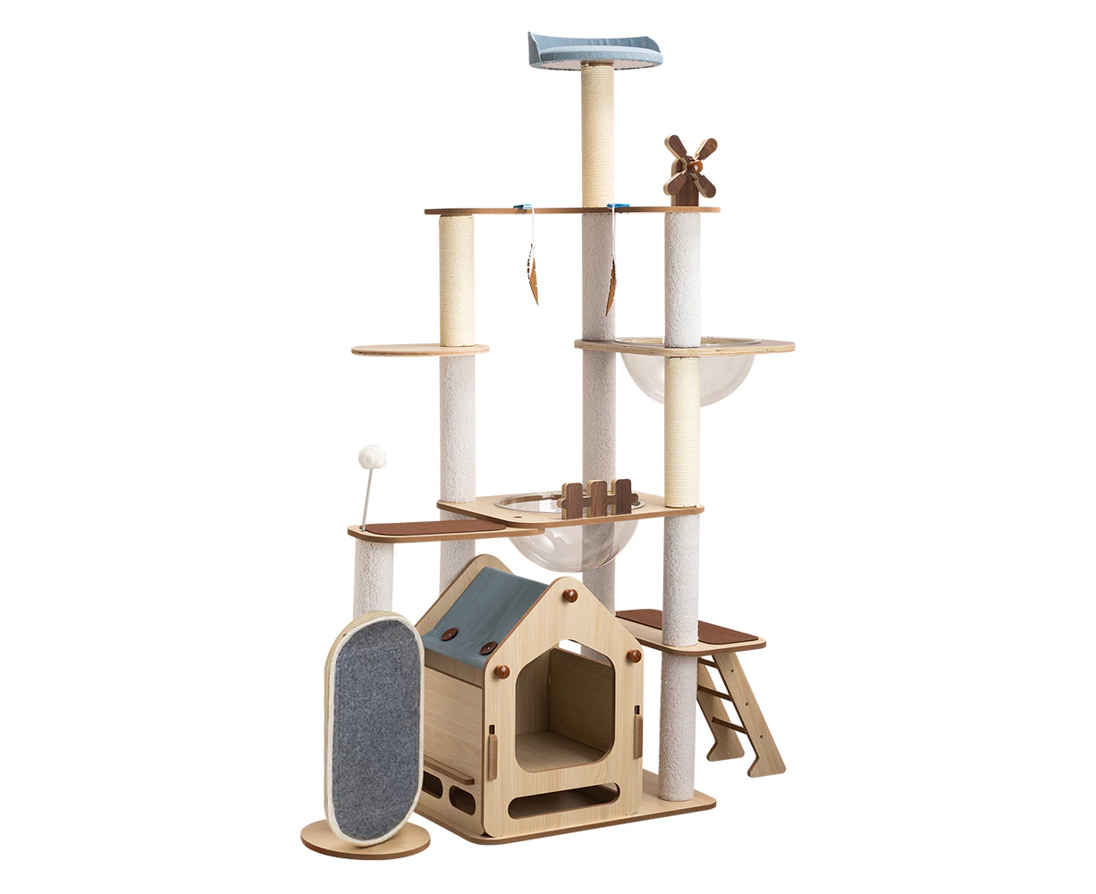 Furbulous 1.67cm Cat Tree Mega Cat Tower and Scratching Post - Windmill style