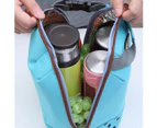 2PCS  Thicked Keep Fresh Ice Bag Lunch Tote Bag Thermal Food Camping Picnic Bags Travel Bags Lunch Bag