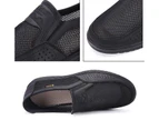 Men Comfortable Casual Breathable Mesh Summer Shoes Black