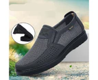 Men Comfortable Casual Breathable Mesh Summer Shoes 1669 grey