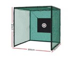 Everfit 3m Golf Practice Net Hitting Cage with Steel Frame Baseball Training