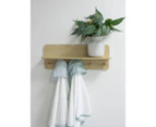 Bubba Blue 75x75cm Nordic Baby Hooded Towel 2-Pack - Dusty Sky/Mint