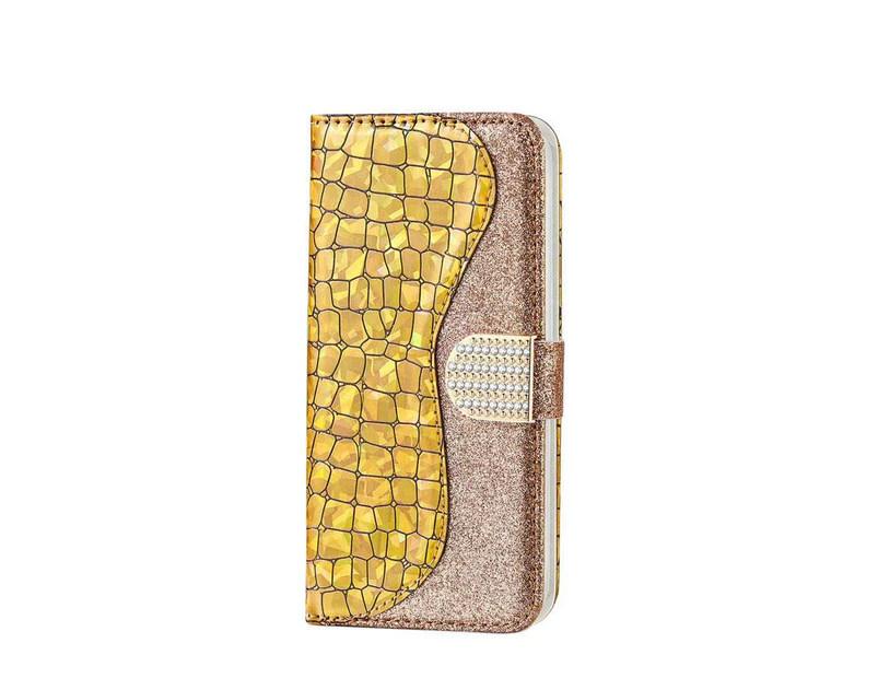Samsung Galaxy S21 Case With Glitter Powder - Gold