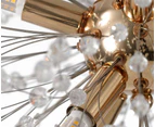 60cm Dia Stainless Steel Frame Firefly Chandelier Ceiling Pendant Light - Rose Gold