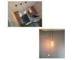 Modern Glass Pendant Ceiling Lights with Bulb 655-7 - Multicoloured