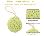 2Pcs Bath Sponges Loofah Shower Body Exfoliating Cleaning Scrubber Green