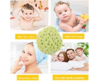 2Pcs Bath Sponges Loofah Shower Body Exfoliating Cleaning Scrubber Green