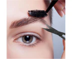 2Sets Nose Hair Eyebrow Eyelash Scissors Stainless Steel Facial Hair Grooming Scissor Black