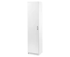Maclaren Macey Single Door Storage Cabinet Cupboard Pantry  180cm White