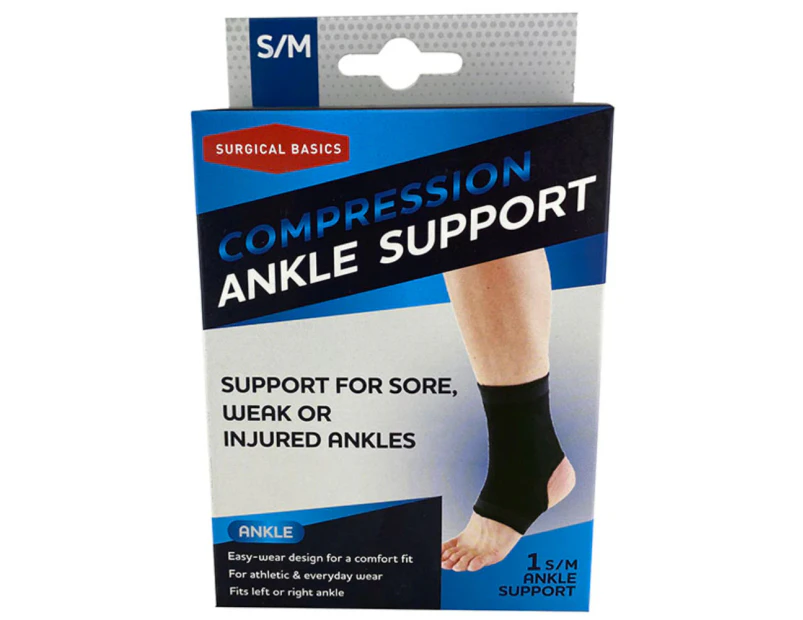 Surgical Basics Compression Ankle Support Large / X Large