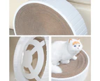 Cat Scratcher Cardboard, Scratch Pad, Cat Scratching Lounge Bed, Durable Recycle Board for Furniture Protection-blue