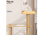 Pawz Cat Tree Scratching Post Scratcher Cats Tower Wood Condo Toys House 130cm