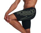 Speedo Men's Boom Logo Placement Jammers - Black/Zest