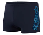 Speedo Men's Boom Logo Placement Aquashorts - Navy/Blue