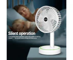 Polaris Mini Fan Silent Strong Wind Fodable Desk Handheld USB Charging Mini Fan for Dormitory-B