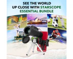 STARSCOPE Monocular G3 Smartphone Bundle - 10x42 Monocular Telescope for Adults and Kids with Tripod, Phone Mount, and More