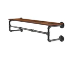 100cm Industrial Pipe Shelving Rack for Bathroom Entryway Bedroom Wardrobe