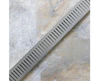 400mm Lauxes Aluminium Floor Grate Shower Drain Waste Size cuttable Indoor Outdoor