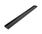 300mm Lauxes Aluminium Slimline Tile Insert Floor Grate Drain Shower Waste Size cuttable Black