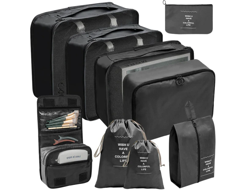 9 Set Packing Cubes for Suitcases Travel Luggage Packing
