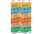 Scrub Daddy - Original Temperature Controlled Colored Scrubber - Scratch-Free & Odor Resistant - 6 Count