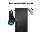 Game Console Bracket Convenient Saving Space Portable Gamepad Headphone Storage Rack for Xbox Series X/PS5-Black