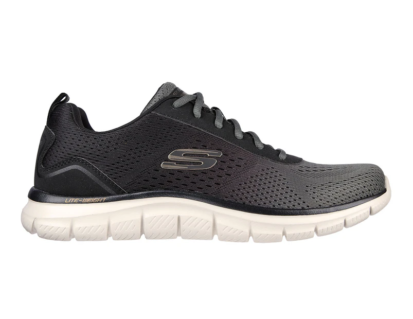 Skechers Men's Track Ripkent Running Shoes - Olive/Black | Catch.com.au