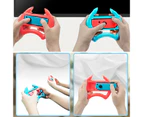 2Pcs Game Steering Wheels Plug Play Shock-proof Fall Resistant High Sensitivity Game Racing Wheels for Switch OLED