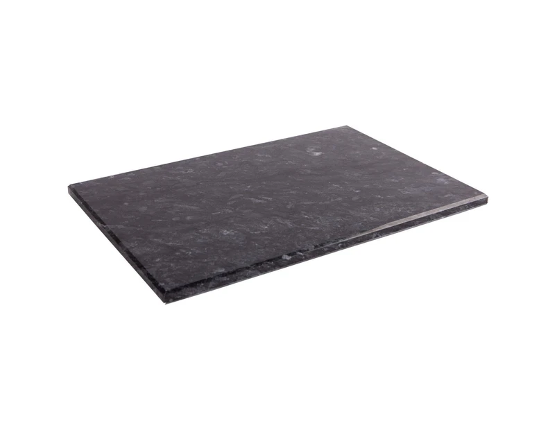 Marble Rectangle Chopping Board Kitchen Dining Serving Platter 30cm x 20cm Black