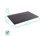 Marble Rectangle Chopping Board Kitchen Dining Serving Platter 30cm x 20cm Black