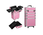 7 in 1 Portable Cosmetics Beauty Hairdressing Makeup Trolley Carry Bag Case Box