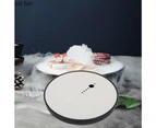 Sushi Dry Ice Plate Salmon Seafood Geta Sushi Serving Plate Dessert Snack Dish-Round