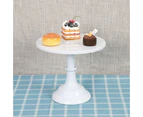 White 10inch Cake Stand Iron Cupcake Wedding Dessert Bar Party Pedestal Fruit Tray