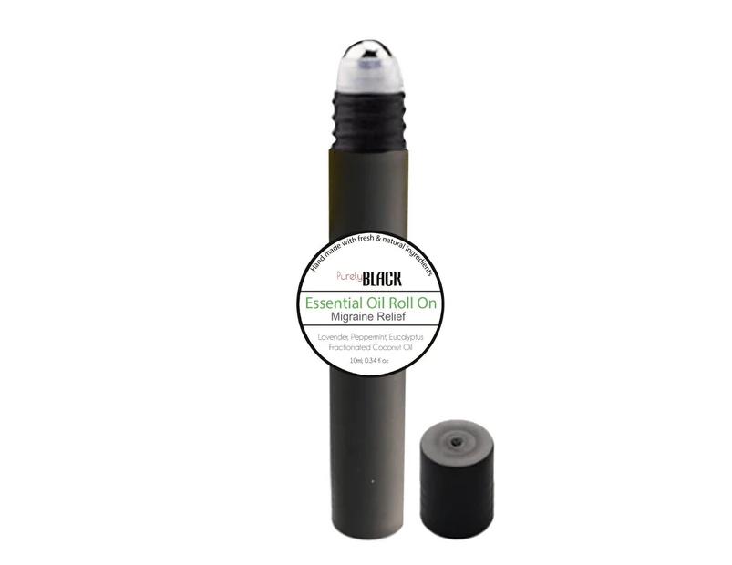 Essential Oil Roll On [ Minty Blend : Migraine/Headache Relief] 10ml | Aromatherapy Roller Ball