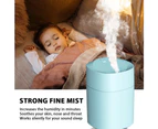 Humidifier USB Plug-in Power Supply, Facial Hydration, Mini Humidifier, Tap Water, Car blue