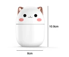 Winter Mini Humidifier, Small Cute Humidifier for baby, Cool Mist Humidifiers for Plants white