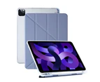 Protective Case Compatible with iPad mini 6（8.3Inch）with Pencil Holder, Case with Soft TPU Y -shaped Lavender purple