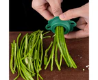 Vegetable Slicer Sharp Blade Comfortable Grip Ergonomics Design Handheld Manual Onion Cutter Grater Slicing Tools for Kitchen - Green