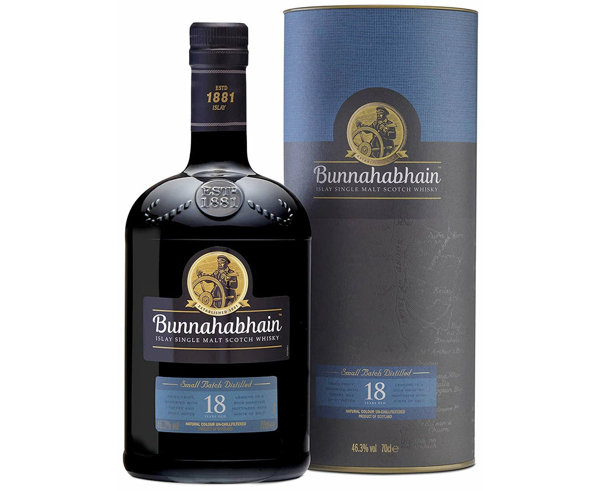 Bunnahabhain 18 Year Old Islay Single Malt Scotch Whisky 700ml