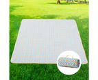 Viviendo 150x200cm Waterproof Outdoor Picnic Rug Blanket - Daisy