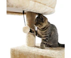 Road Cat Tree Tower Scratching Post Scratcher Wood Condo House Bed Cat Toys 143cm