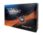 2023 Titleist Pro V1 White Golf Balls 1 Dozen