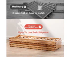 Foldable Multi Layer Shoes Rack Tiers Bamboo Bench Storage Shelf Stand Organizer 6 Tier 98cm width
