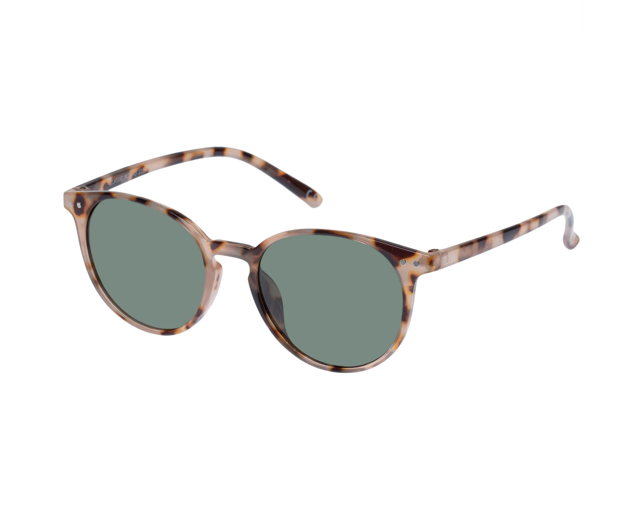 Solarized Classic Round Sunglasses Marble