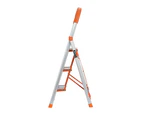 Giantz 3 Step Ladder Multi-Purpose Folding Aluminium Light Weight Platform