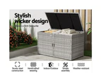 Gardeon Outdoor Storage Cabinet Box Deck Wicker Shelf Chest Garden Shed Tools